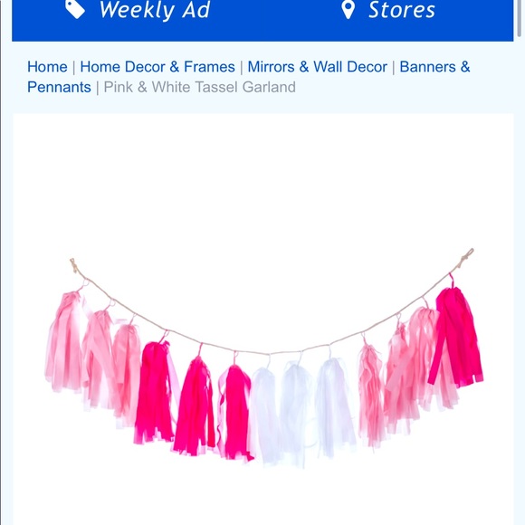 Hobby Lobby Accents 525 Hobby Lobby Girls Decor Tassel Garland